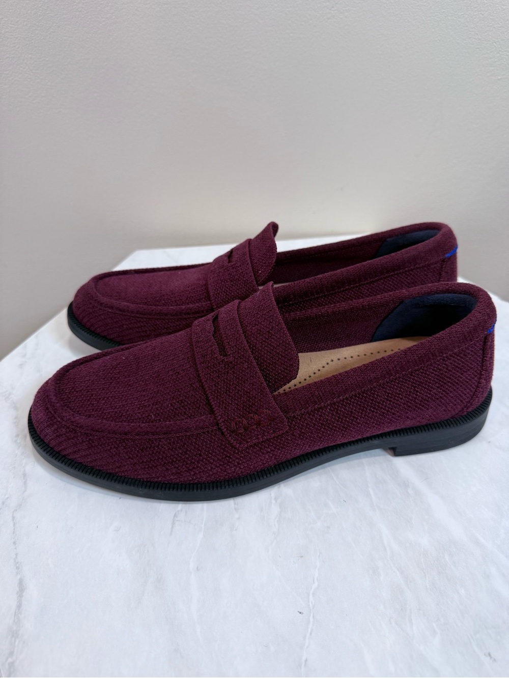 🔥Rothy’s Women’s Burgundy Penny Loafers Size 7.5 EC🔥